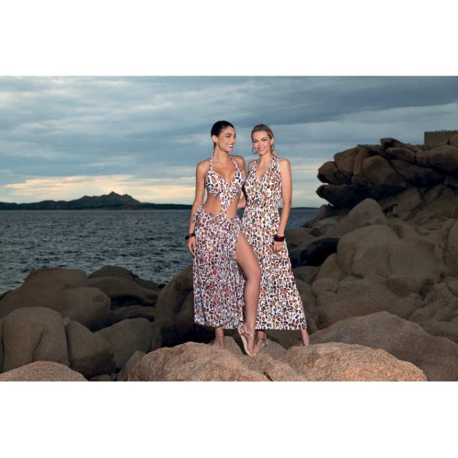 ΦΟΡΕΜΑ ESB1146 FOTO DRESS LA MUSE FELINE ANTIGEL